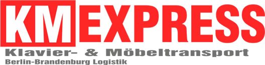 das logo von km express